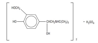 Chemcical Structer - albuterol str