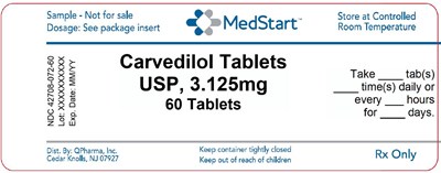 42708-072-60 Carvedilol Tablets Usp 3.125mg X 60 (Image 06)