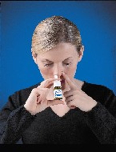 Illustration Of Proper Nasal Dosing (Rhinocortaqua Figureb)