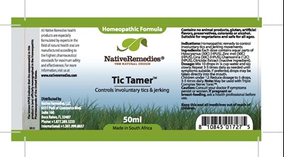 Bottle Label (Tictamer)
