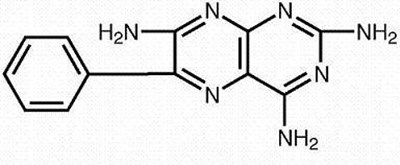 Triamterene Chemical Structure (Dyrenium 1)