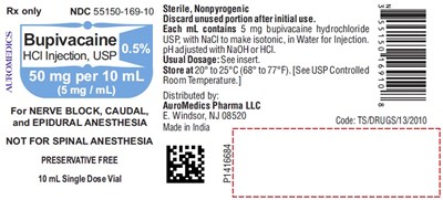 bupivacaine-fig5.jpg PACKAGE LABEL-PRINCIPAL DISPLAY PANEL - 0.5% 50 mg/10 mL (5 mg/mL) - 10 mL Container Label - bupivacaine fig5